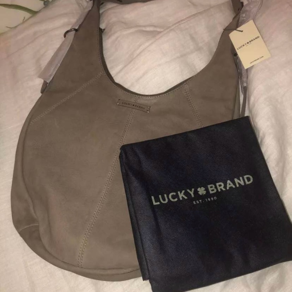 Lucky Brand Tan Hobo Bag with Chic Design